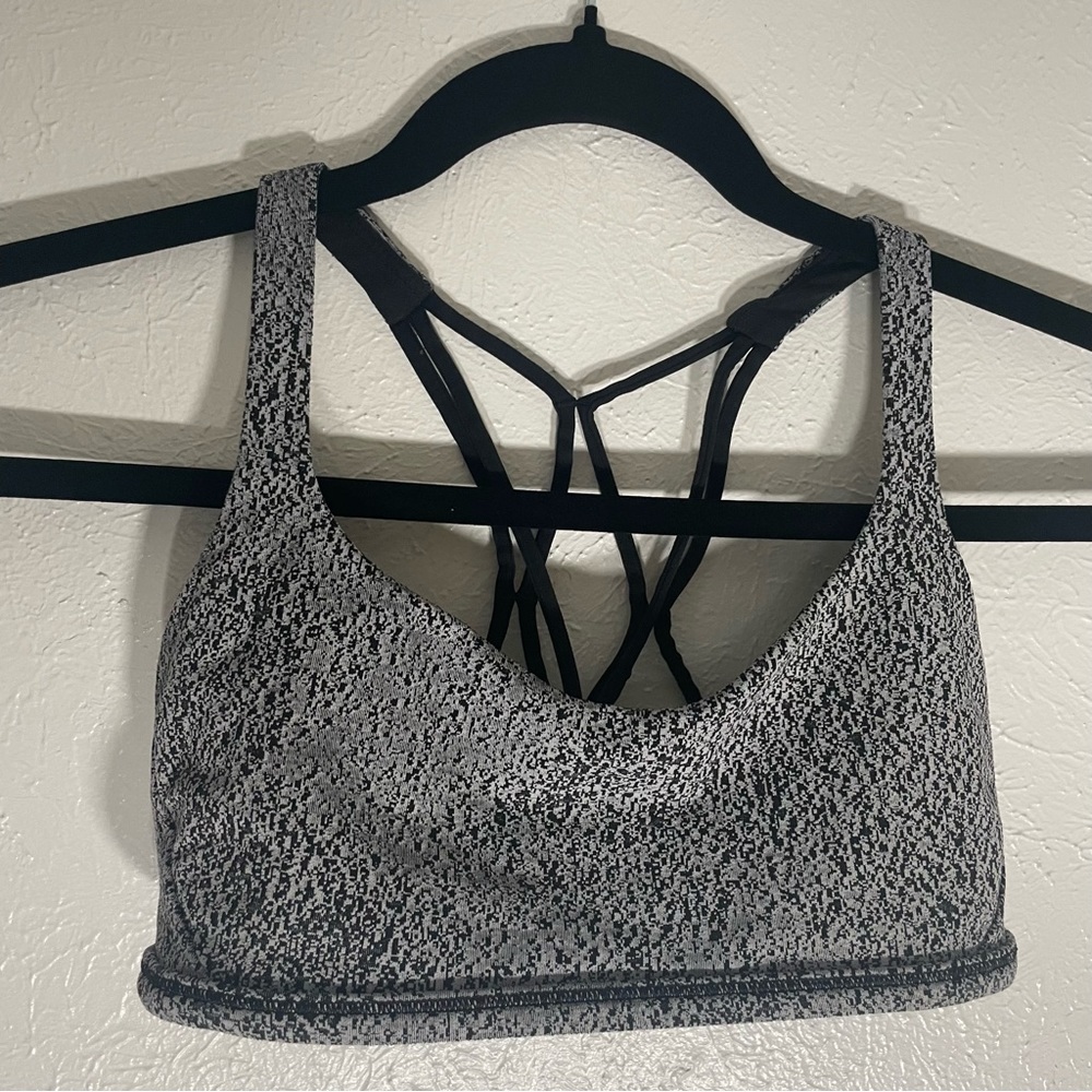 LULULEMON Power Luxtreme Spray Jacquard Sportsbra